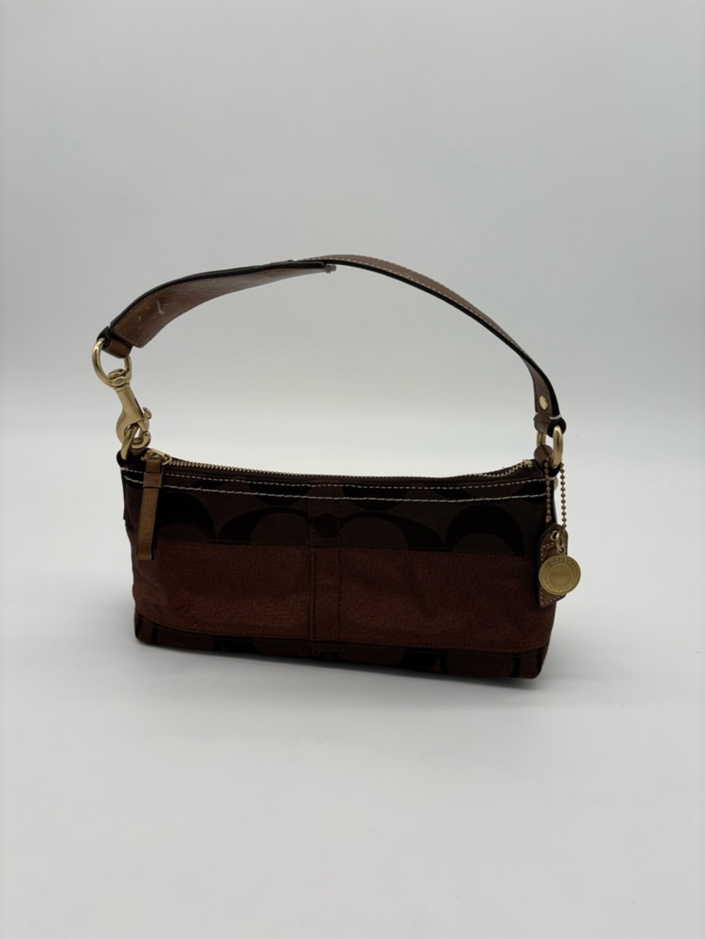 Coach brown mini